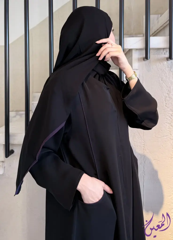  عباية ناردين - اسود