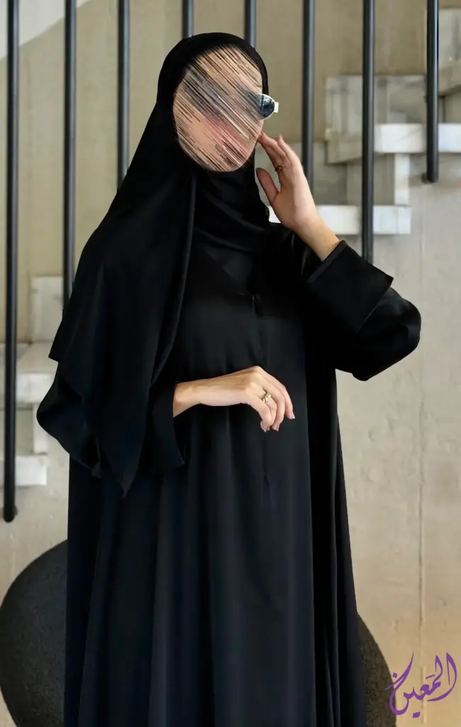 عباية ريناد - اسود