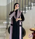 عباية ربى-اسود وكافيه
